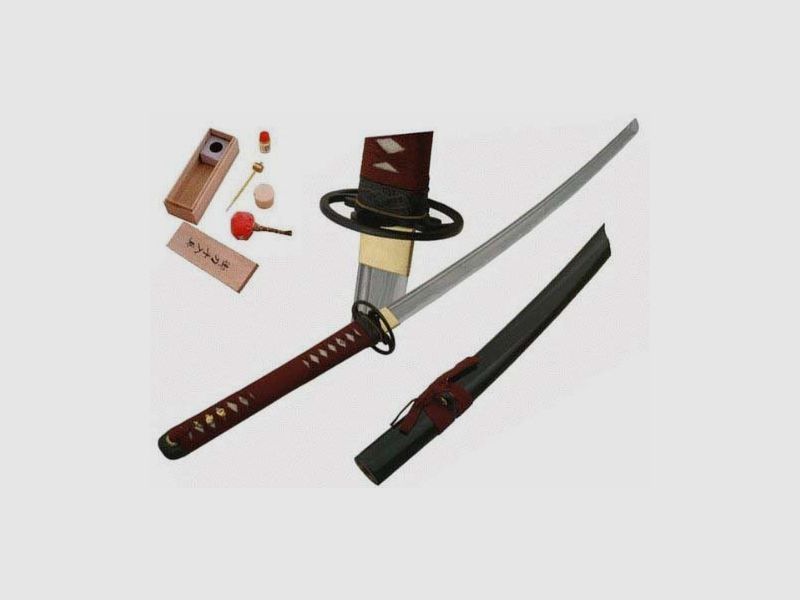 Katana Practical Aka Damast Schwert