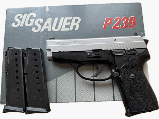 Pistool Sig Sauer P 239 in het kaliber 9mm Luger Duotone