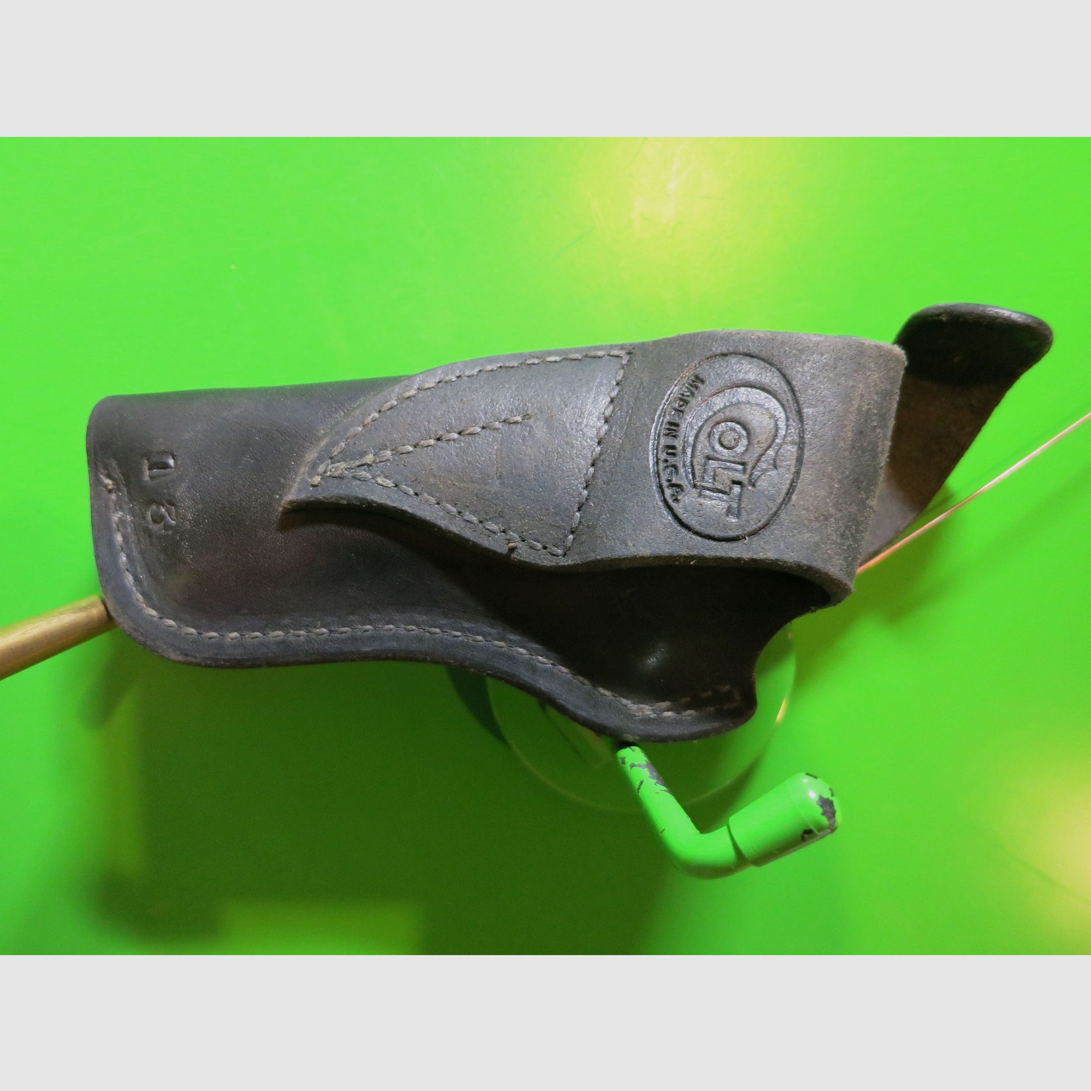 Pistolen/Revolver-Holster COLT Made in U.S.A., Nr. 13, Gürtelholster, Taschenpistole