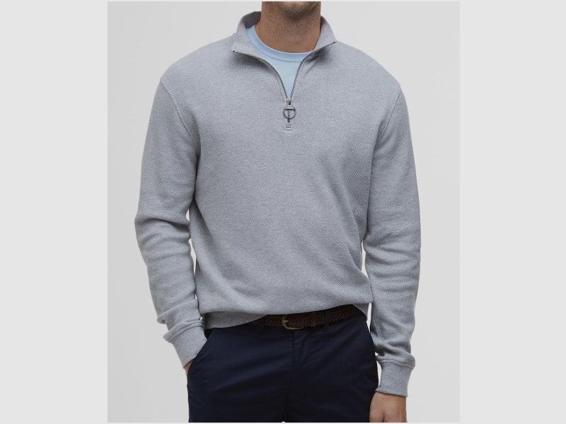 Barbour Pullover Pique Interlock Half-Zip