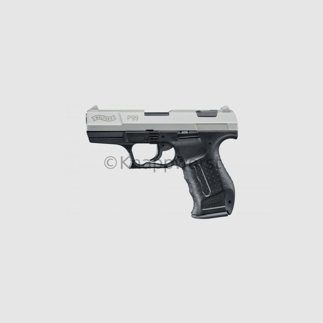 Umarex Walther P99 - 16 strzałów 9mm P.A. niklowany
