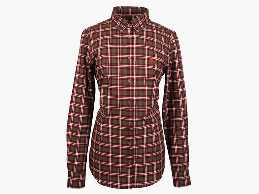 Foresta Bluse Oliv kariert