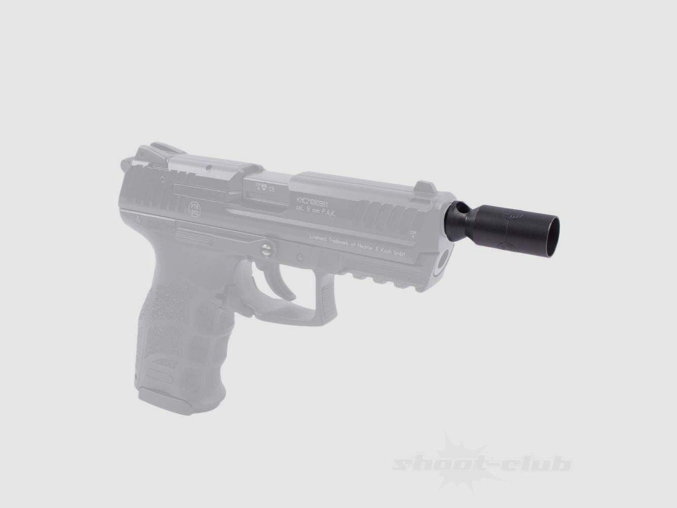 Abschussbecher für 763, 778, 912 - Walther P22 Kal. 9mm P.A.Knall