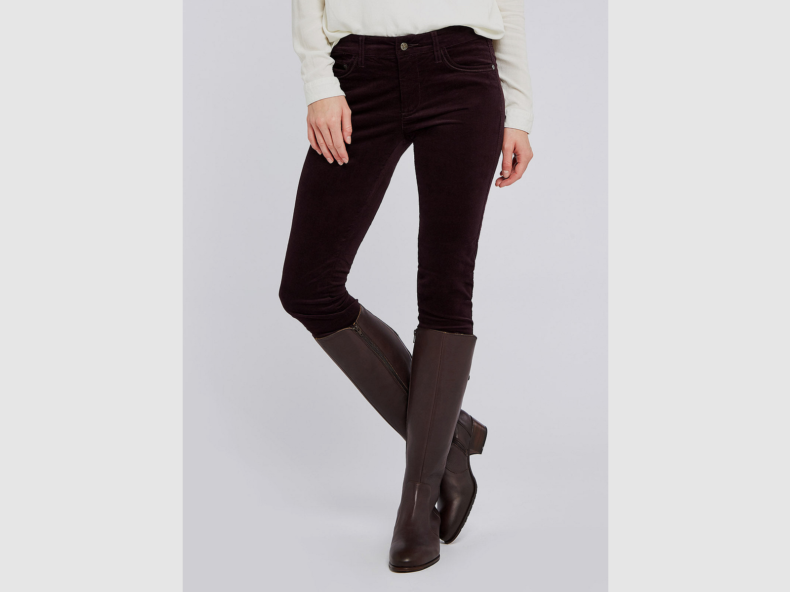 Dubarry of Ireland Pantalon en velours côtelé Honeysuckle ruby