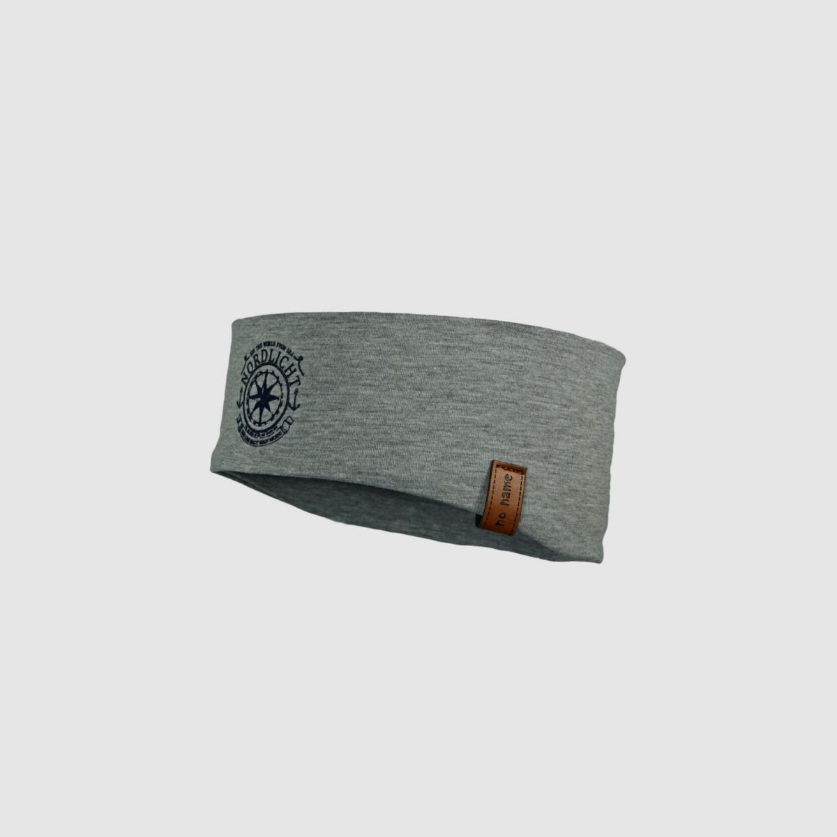 NO NAME Jersey Stirnband "Nordlicht" Grau Melliert