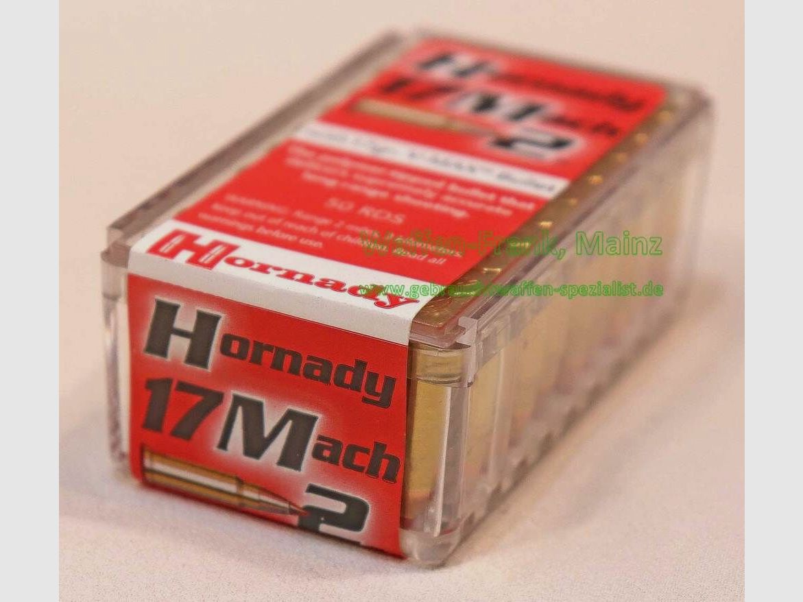 Hornady / USA Büchsenpatronen 17Mach2