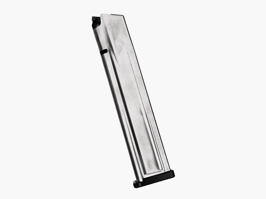 Caricatore in acciaio 2011 da 28 colpi, Stainless Tube Black Base - Atlas Gunworks