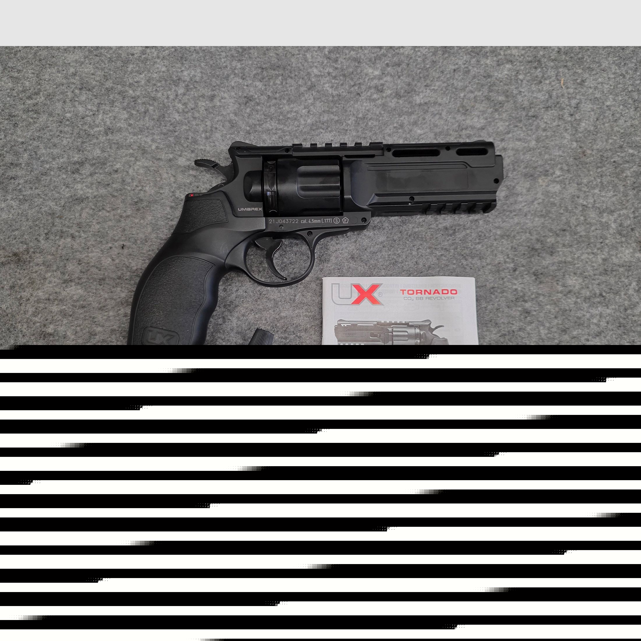 Revolver CO2 UX Tornado avec 2 tambours supplémentaires