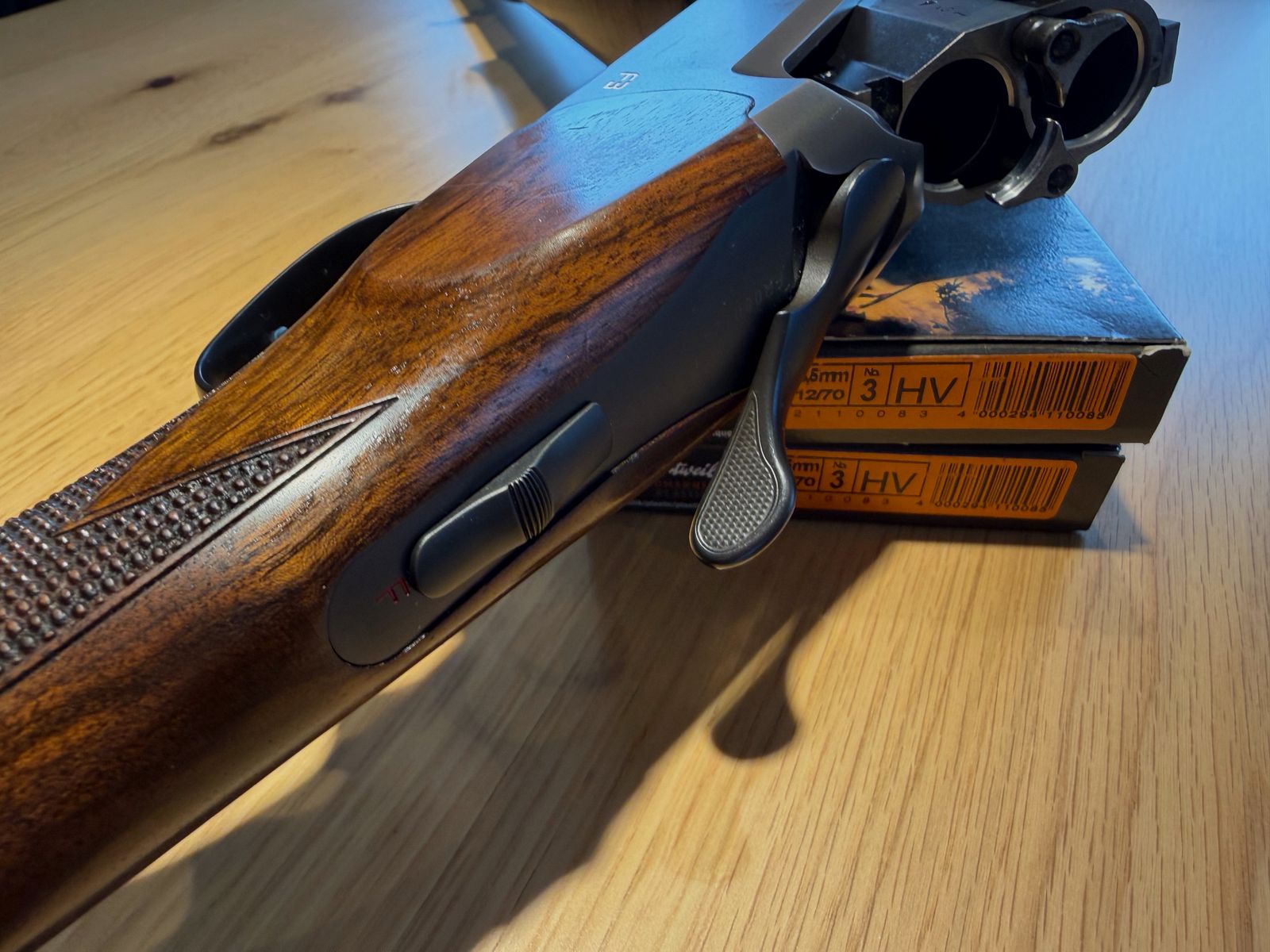 Blaser F3 Game sovrapposto cal. 12/76 - canna da 71 cm - condizioni OTTIME - custodia inclusa, immagine 4 di 20