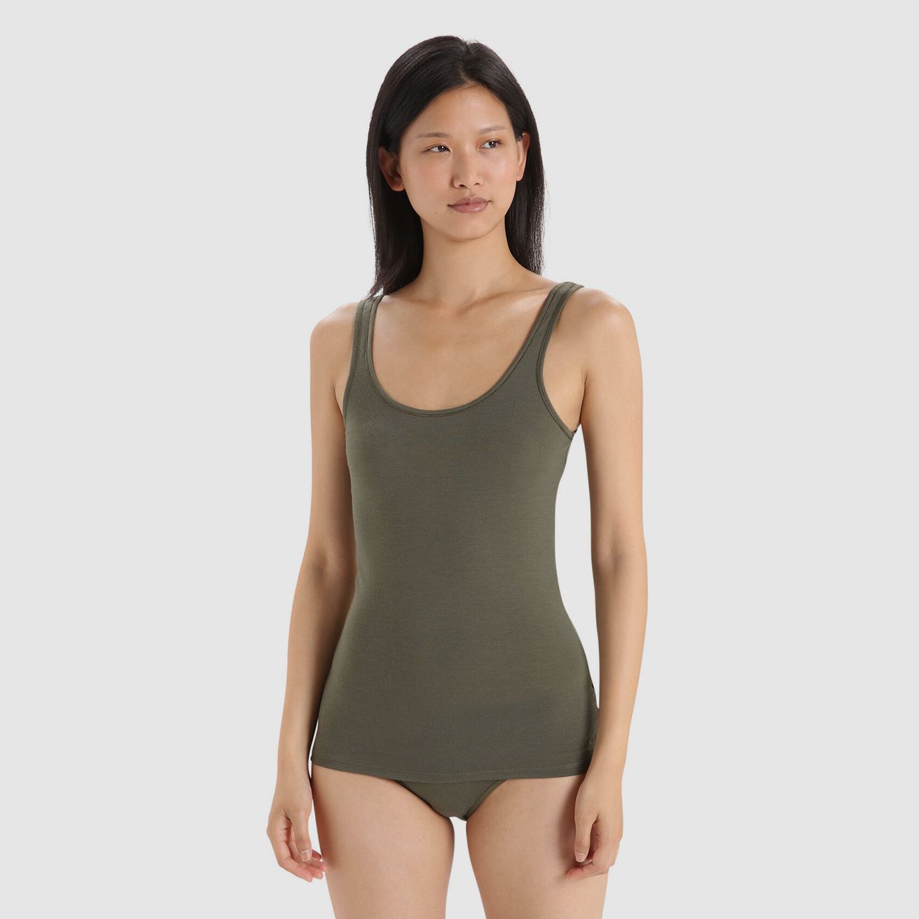 Icebreaker Tank Top Siren  Loden