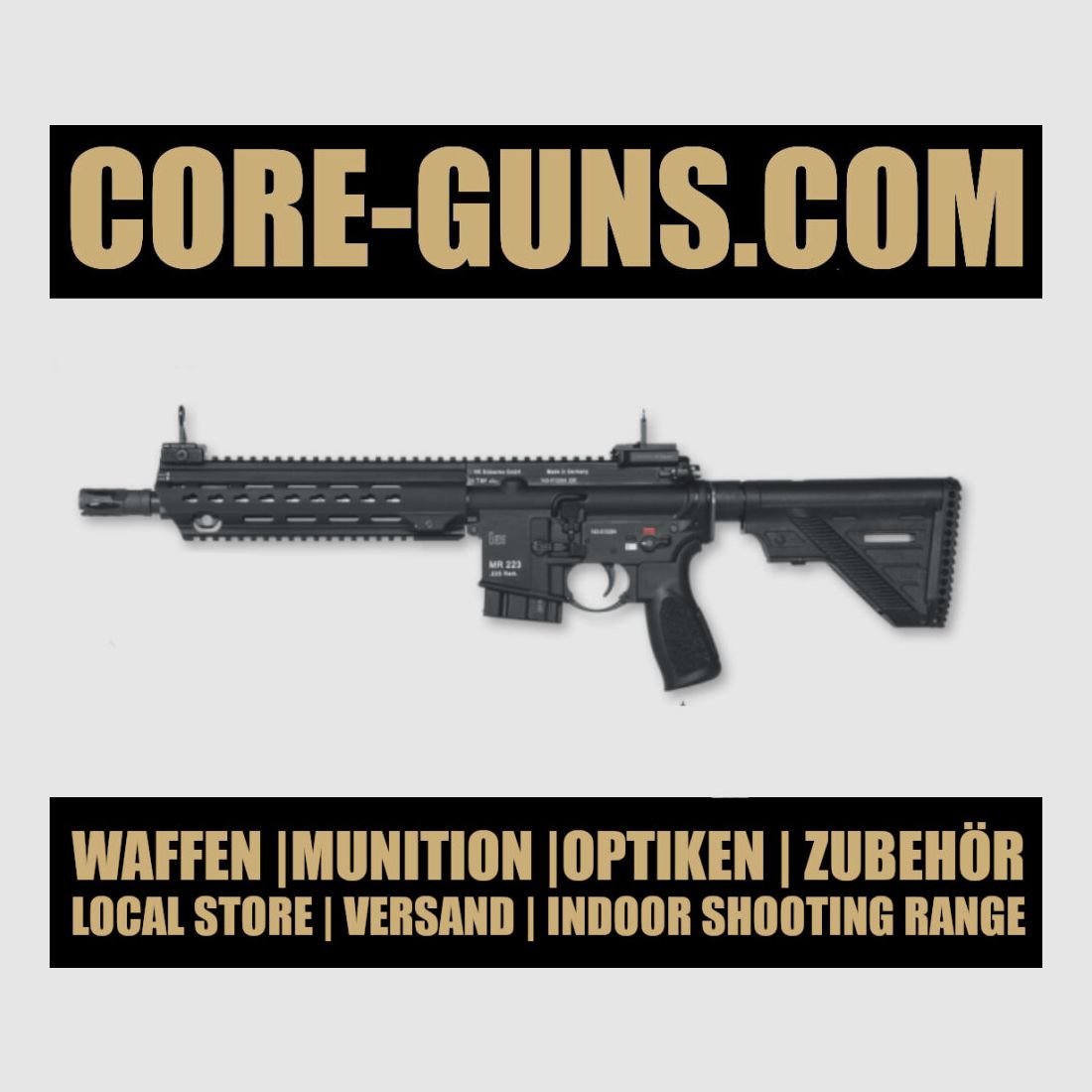 Heckler & Koch Selbstladebüchse MR 223 A3 223Rem, 11" LL MR223 sofort Verfügbar