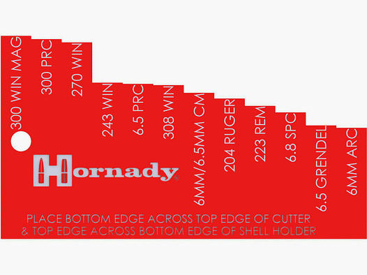 Hornady Case Trim Gauge para calibres de rifle / medidor de casquillos