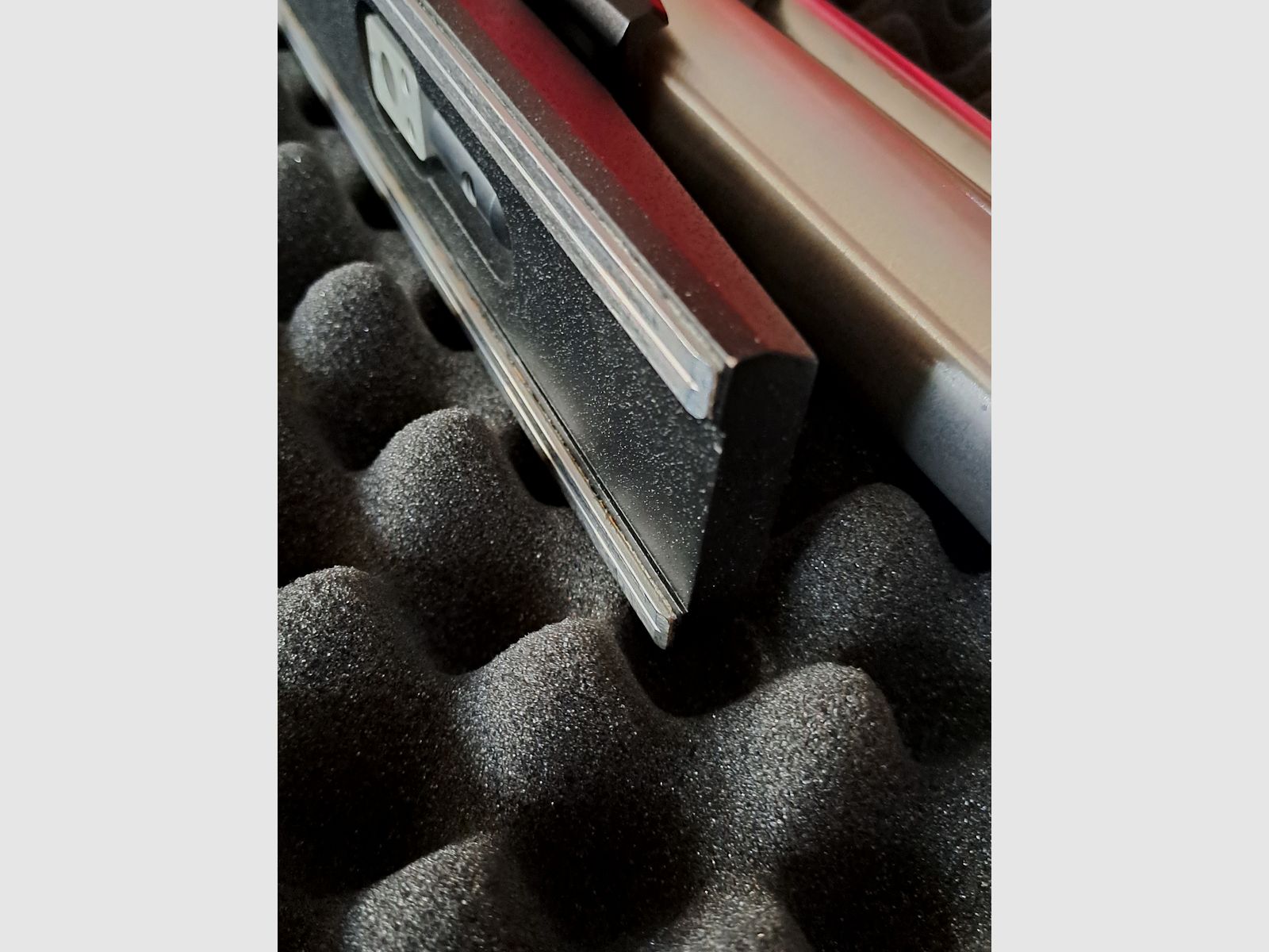 Carabina de aire comprimido, Feinwerkbau 900 Alu, soporte en estado como nuevo!