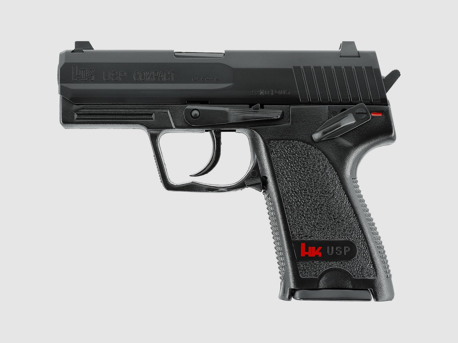 Heckler & Koch USP Compact, < 0.5 J, spring pressure