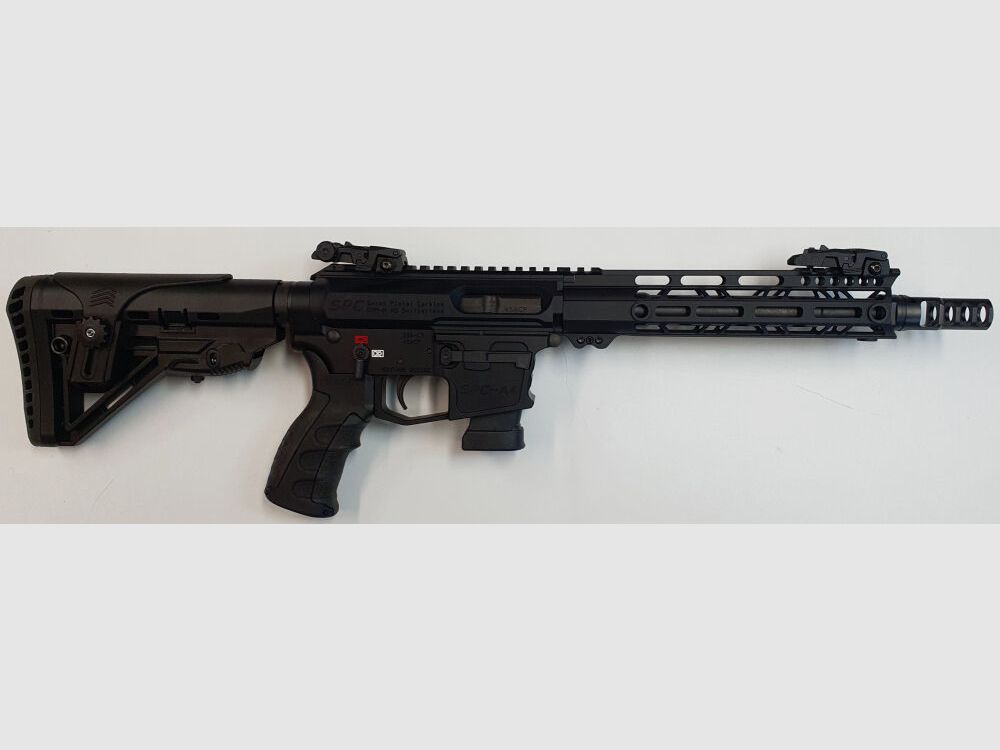 GWMH AG Semi-Automatic Rifle GWMH SPC-HUNTER A4 10" (SWISS PISTOL CARBINE) BLACK Cal..45ACP AR15 Glock Magazine
