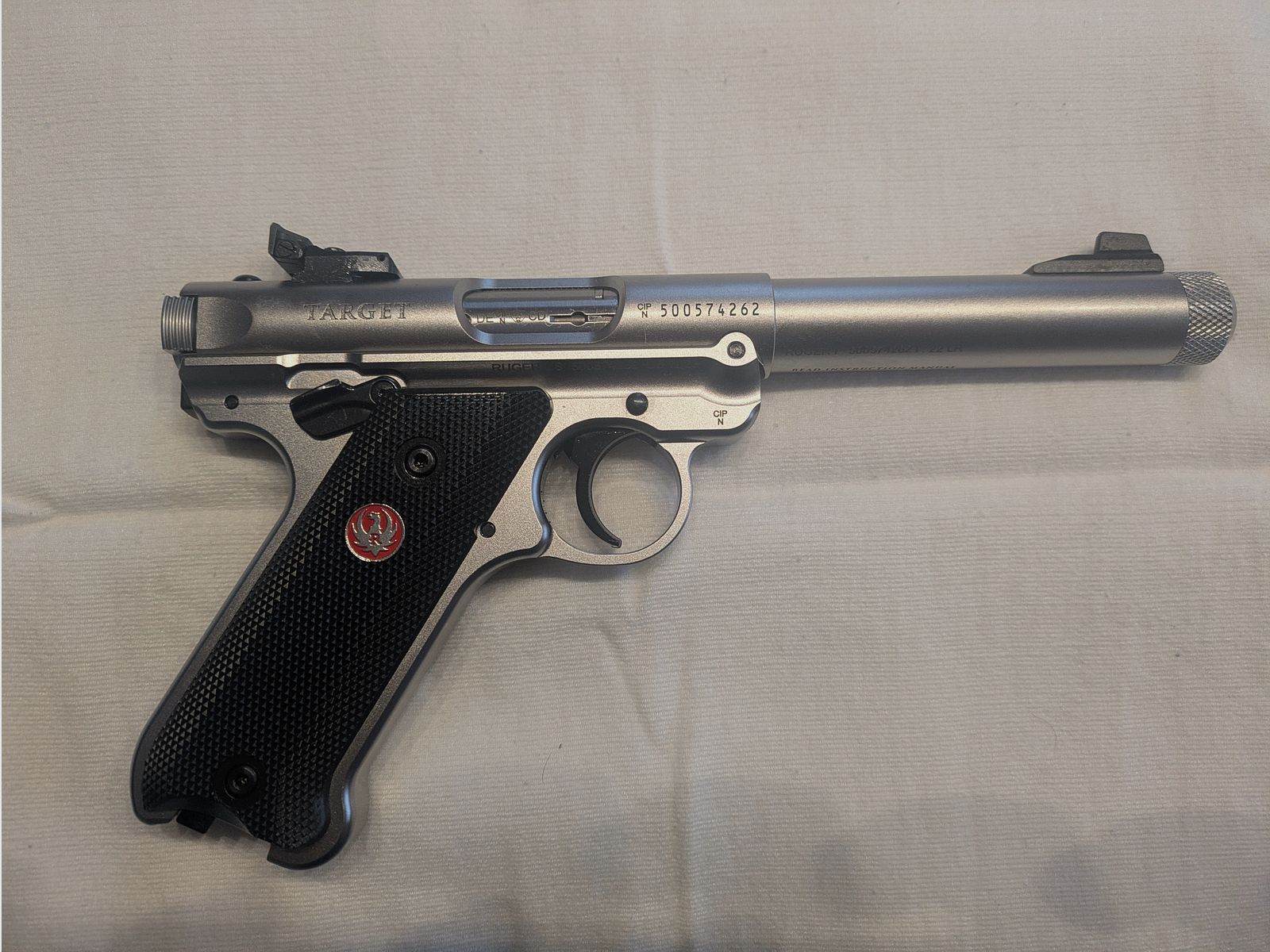 Ruger Mark IV Target - Plata - 5,5 pulgadas - .22lr