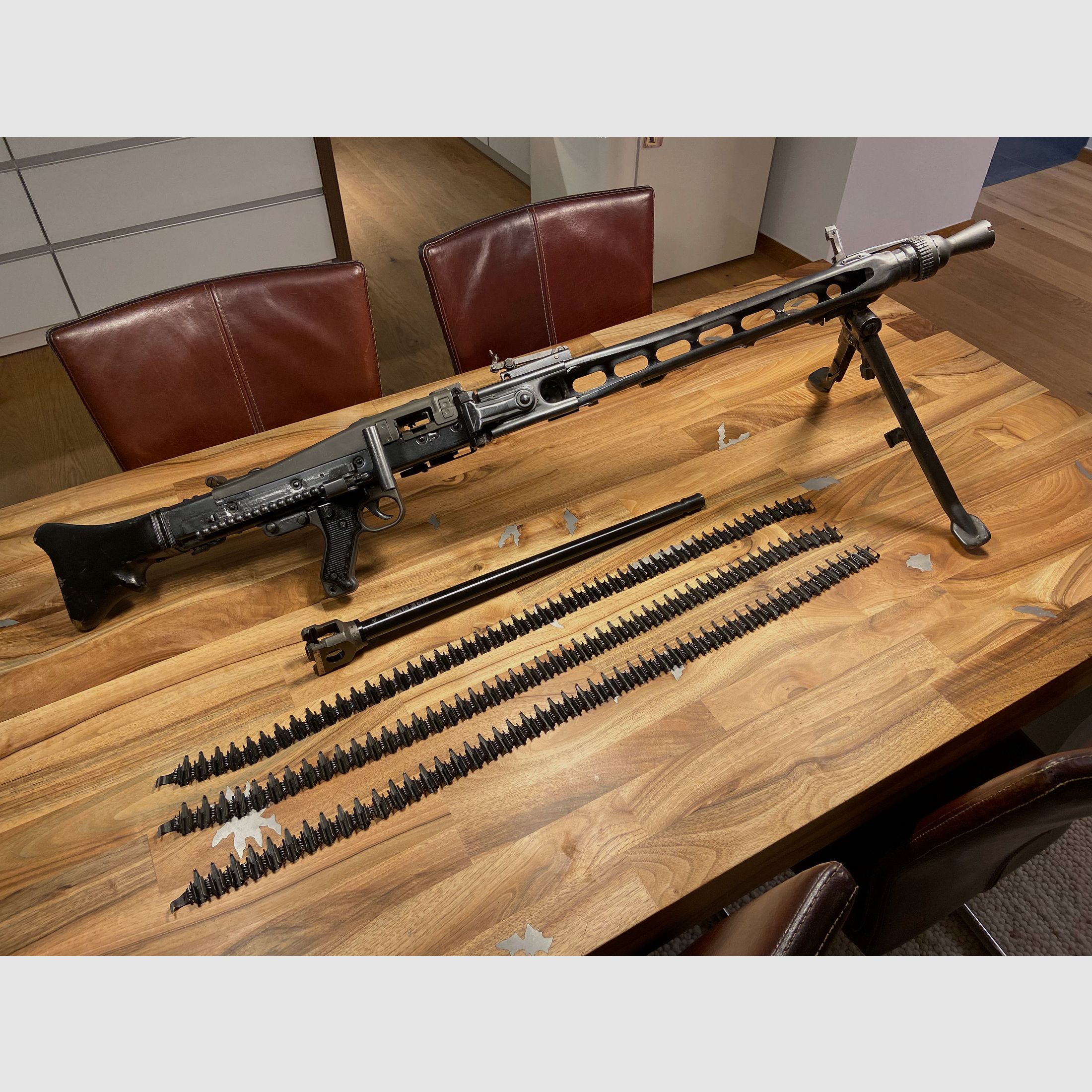 !! RARITÄT !! Original Hessen Arms M3 - halbautomatische Zivilversion des MG3 / MG42