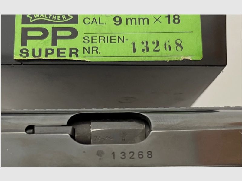 Walther PP Super 9x18 Ultra (Police) – Full set officiel – Numéro identique, image 6 sur 6