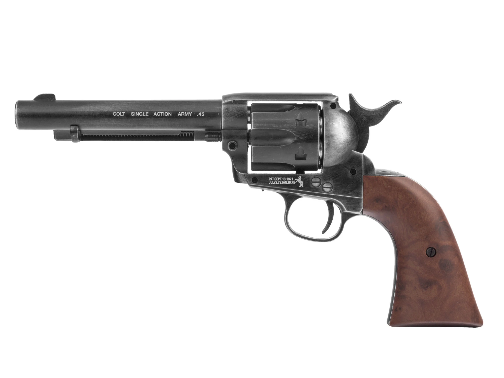 Revólver de aire Colt Single Action Army 4,5 mm antiguo -
