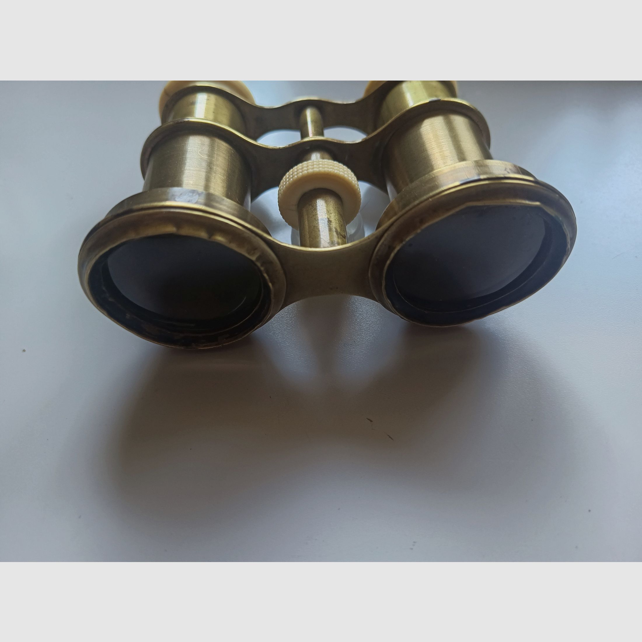 Fernglas Messing Antik Bein Okular Opernglas