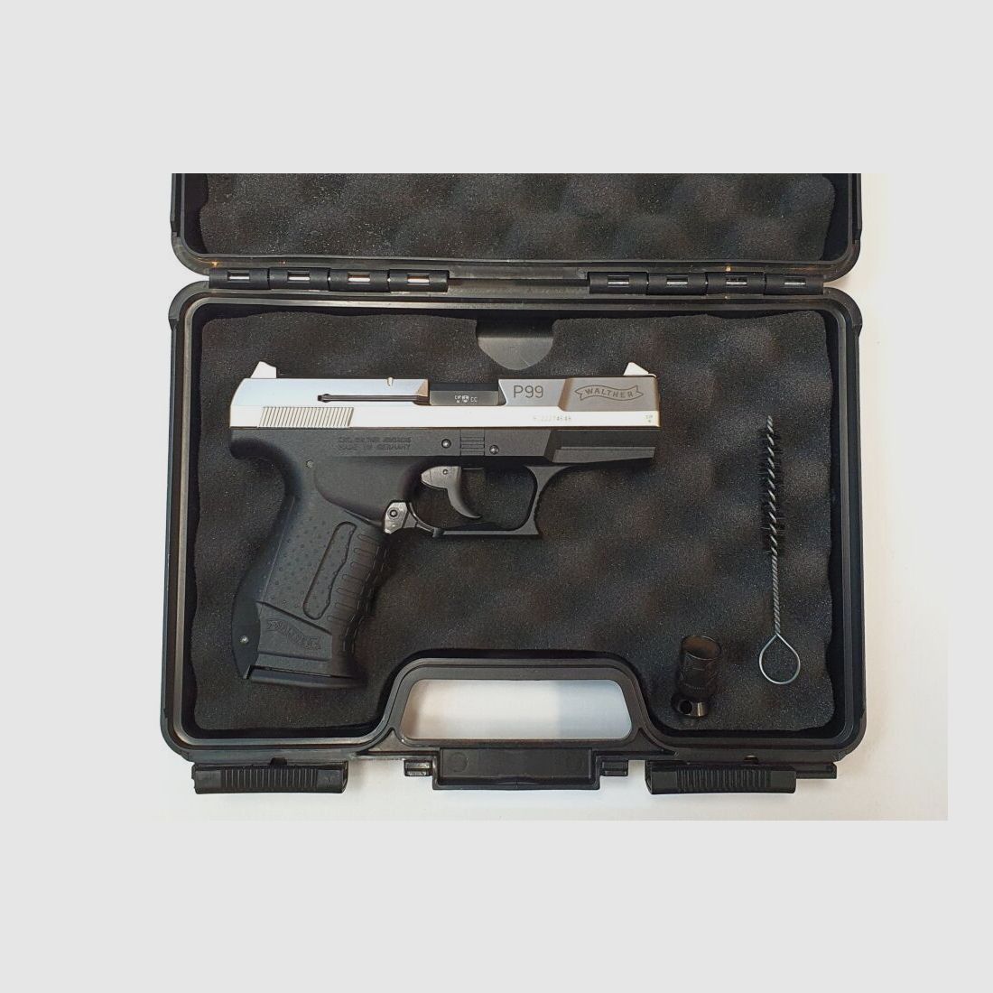 UMAREX Walther P99 Bicolor Nickel "matt" Schwarz Kal. 9mm P.A.K. - Gebraucht, Bild 7 von 7