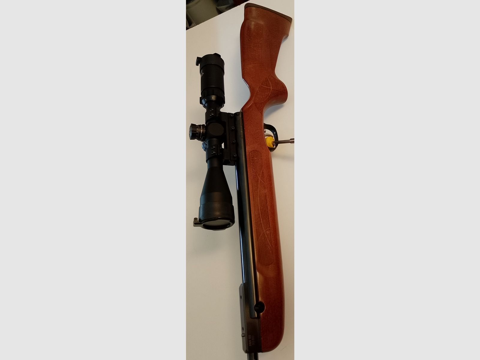 Break barrel air rifle Weihrauch HW 50 S FO beech stock caliber 4.5 mm (P18