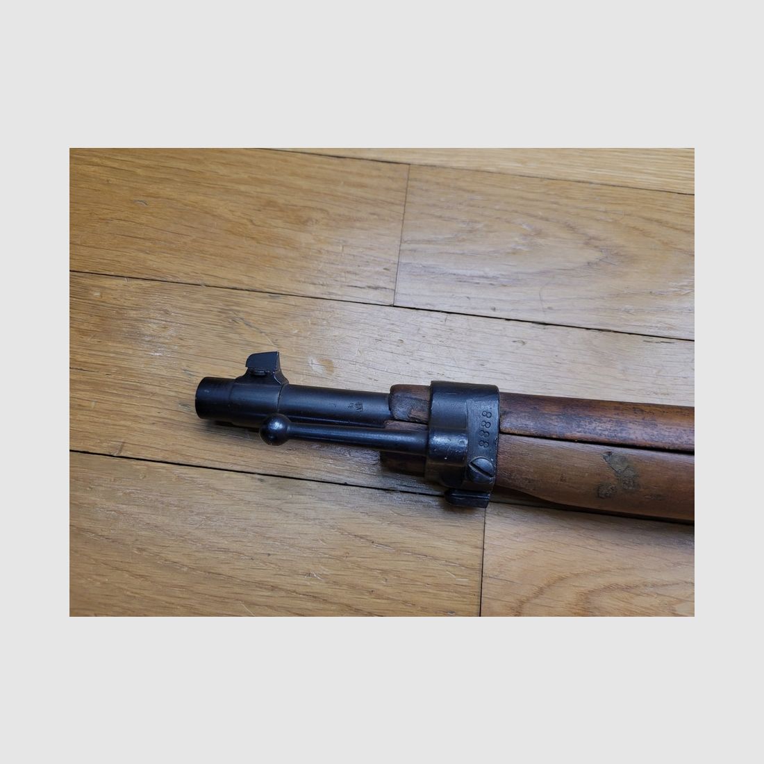 Venerabler kleiner österreichischer Mousqueton M95/30 – rechambered 6,5x57R – ohne Sicherungsanordnung – klassische Mannlicher Clips – Arsenal von Budapest – Kategorie D2, Bild 23 von 23