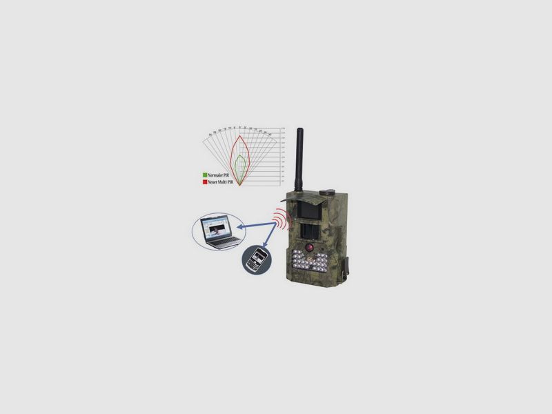 Digitaler Foto Schuss Wildkamera, 8 Mega-Pixel mit MMS, SMS und eMail Funktion