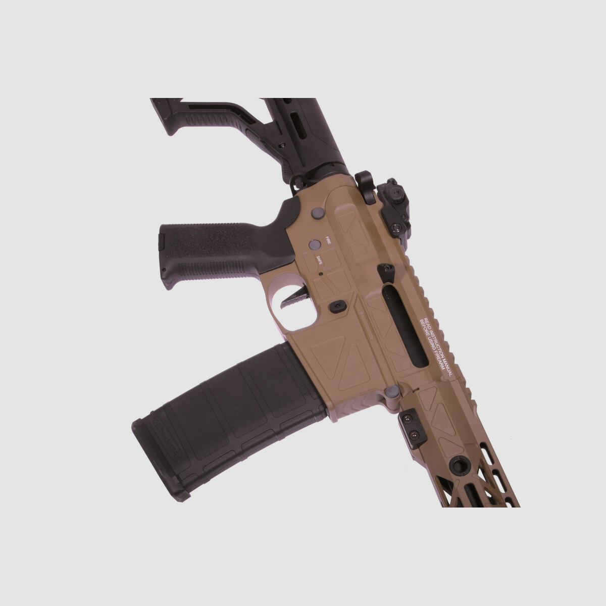 GP R15 FREYA 7" CNC gen.2 Mlok ALPHA Tan S-AEG Libre a partir de 18 años | Delta Armory