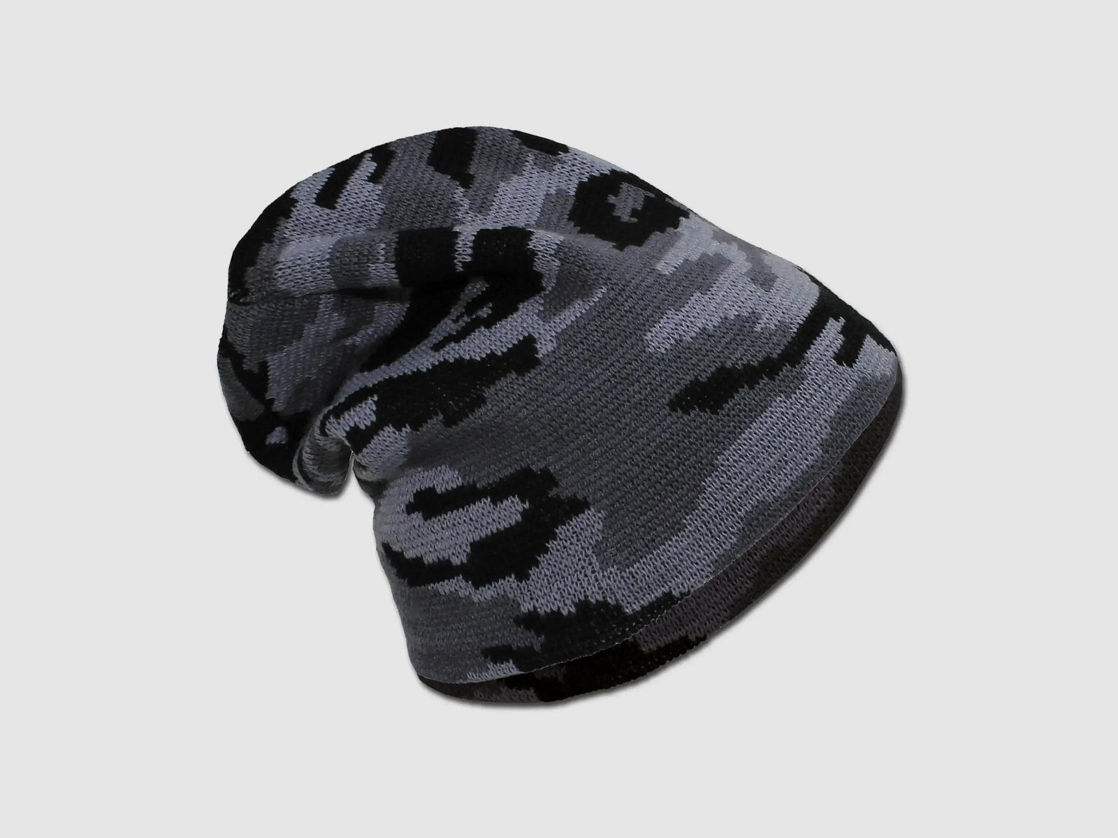 MFH knitted hat beanie dark camo