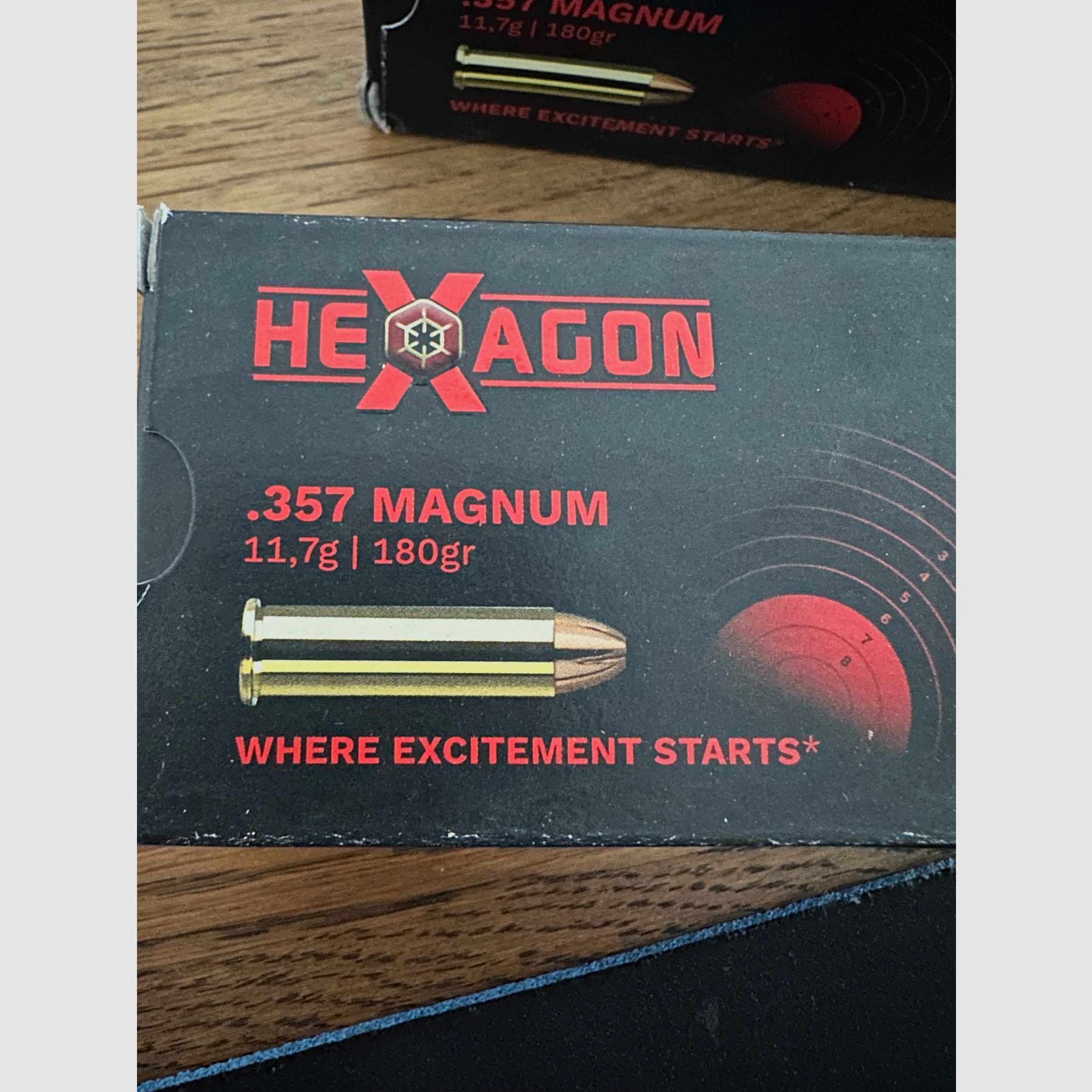 Geco Hexagon .357 Magnum 11,7 , 180gr Munition