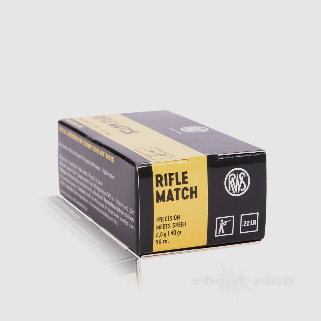 RWS Rifle Match LRN 40grs 50St .22lr