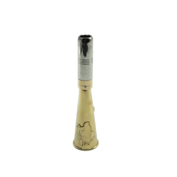 Rufhorn Messing Dekor Wildschwein 12 cm, Bild 11 von 12
