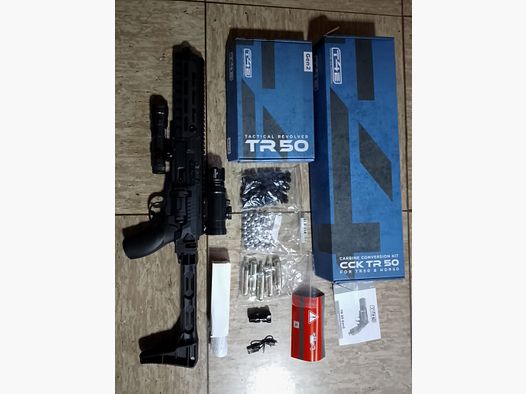 Neu T4E RAM HDR50  Tr50 gen2 + Carbine Conversion Kit+ Alu kugeln + Rubberballs .50 + Flashlight + CO2 Kapseln+ Visier Ovp 
