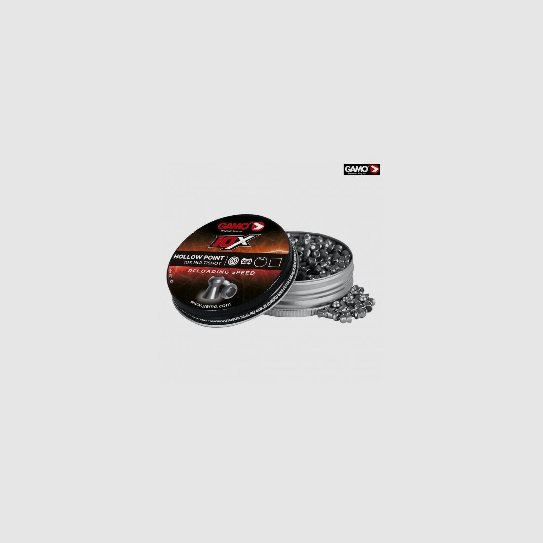 Diabolos Gamo 10X Hollow Point – Kaliber 5,5 mm (250 Stk.), Bild 2 von 2