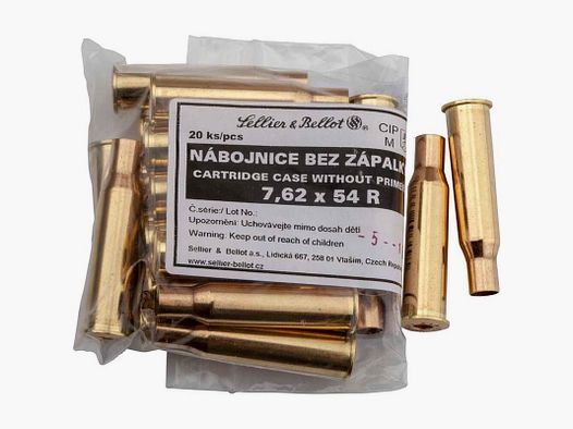 Cases Sellier & Bellot 7.62x54 R