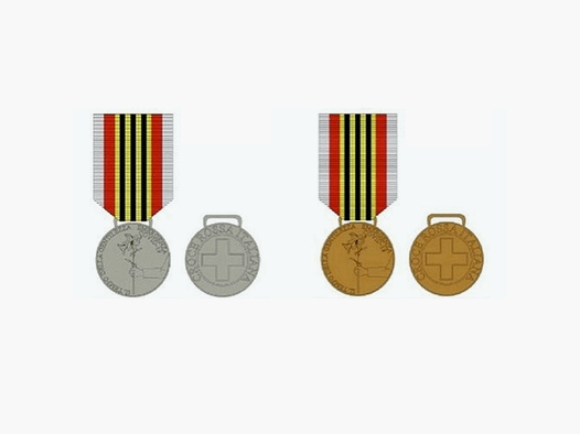 Meritorious Medal Time of Kindness Italian Red Cross
