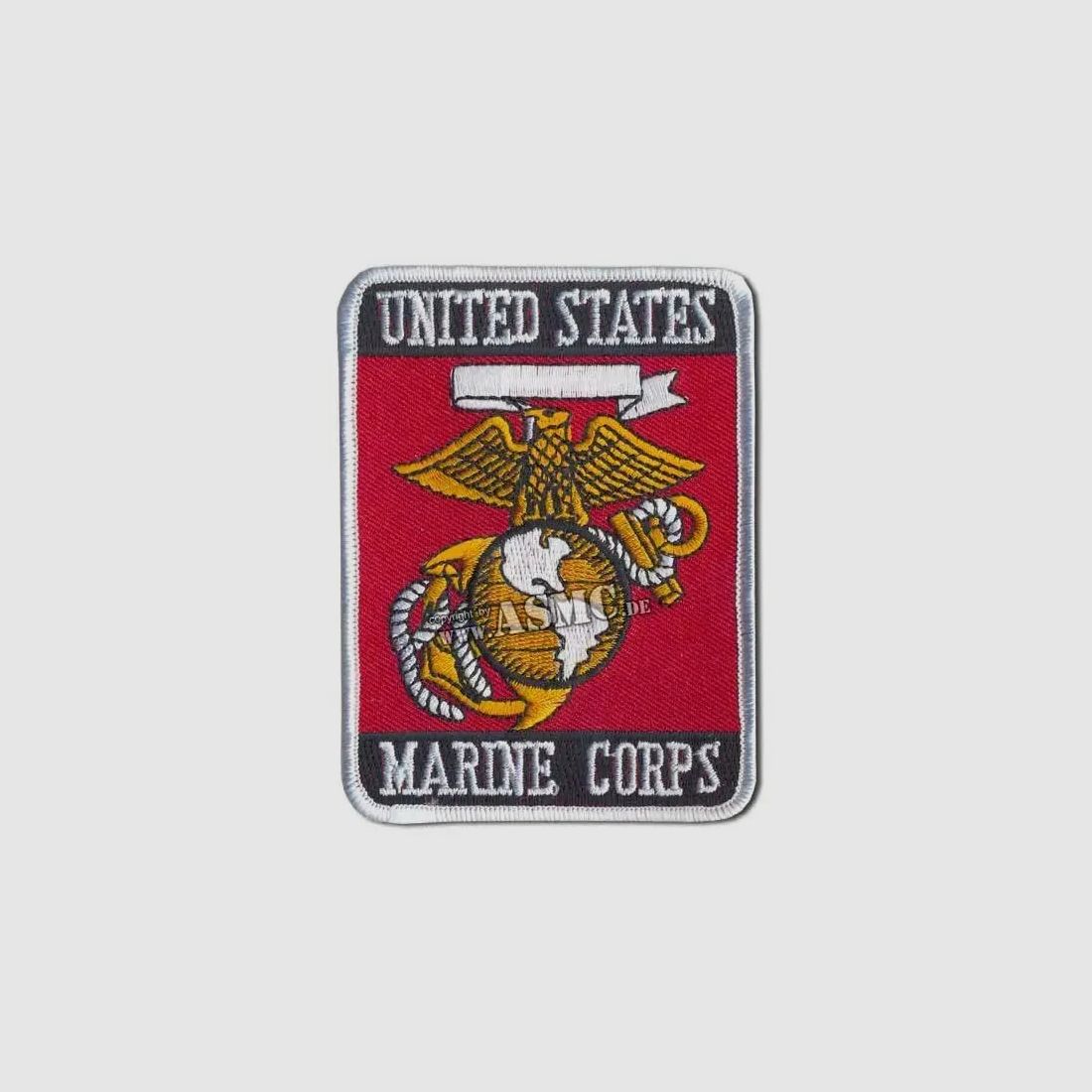 Bundeswehr Original Bundeswehr Original Abzeichen US Textil Marine Corps rechteckig