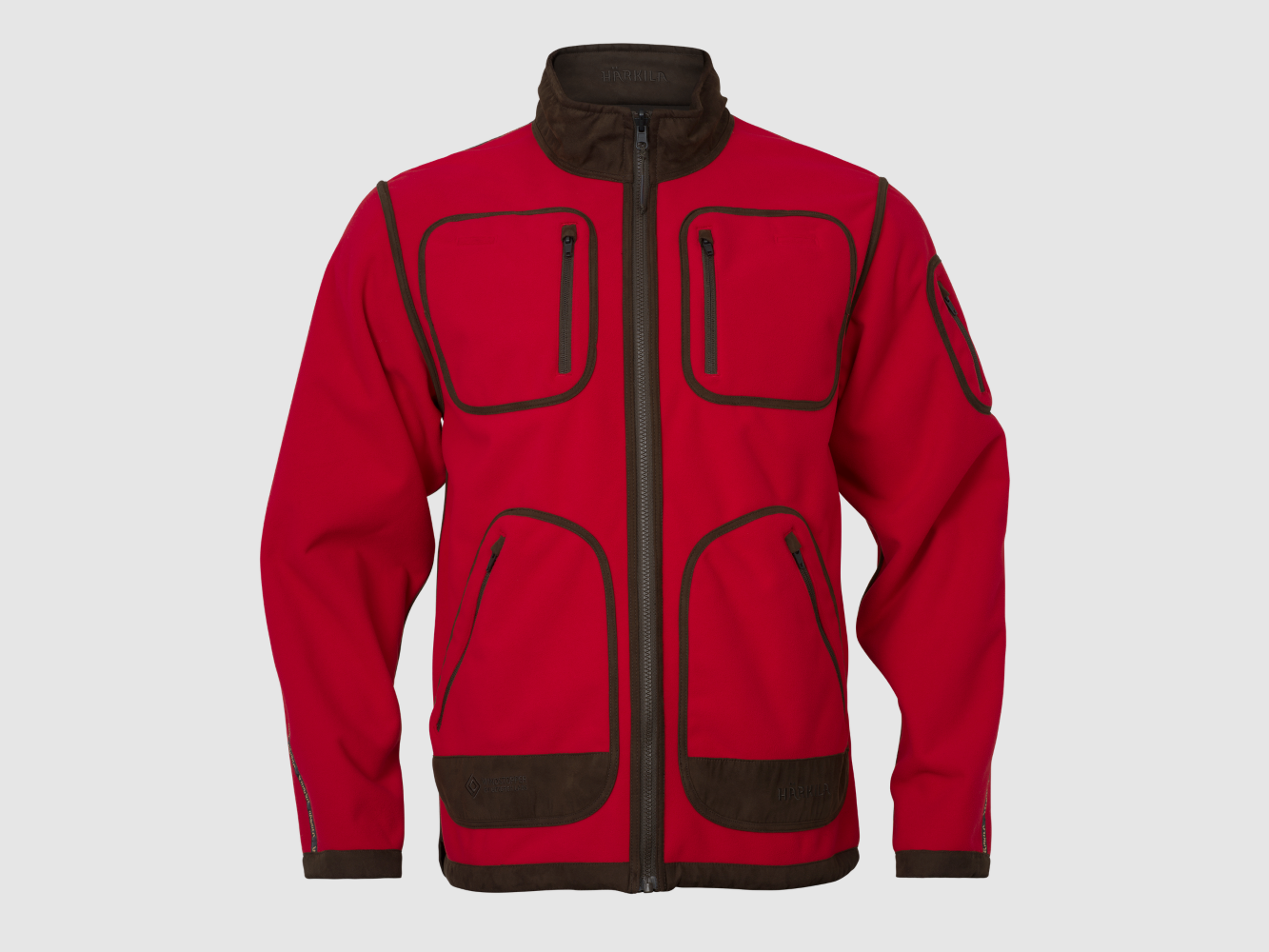 Härkila Kamko Fleecejacke Rood / Bruin