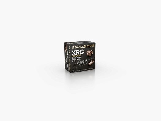 S&B 9 PARA 100 GRS XRG DEFENCE 25 SZT