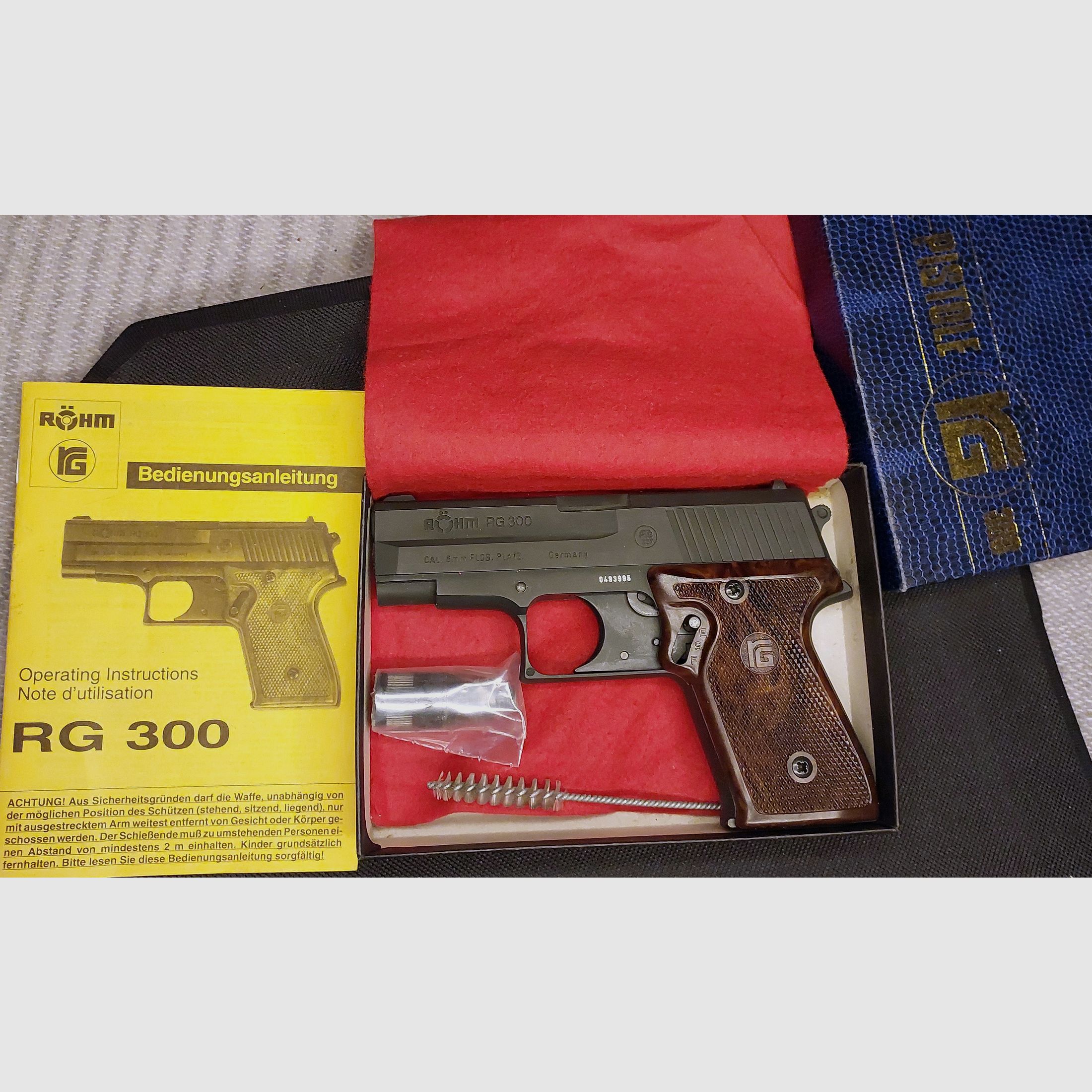 Röhm RG300 (RG 300) pistola a salve calibro 6mm Flobert (PTB 327) OVP