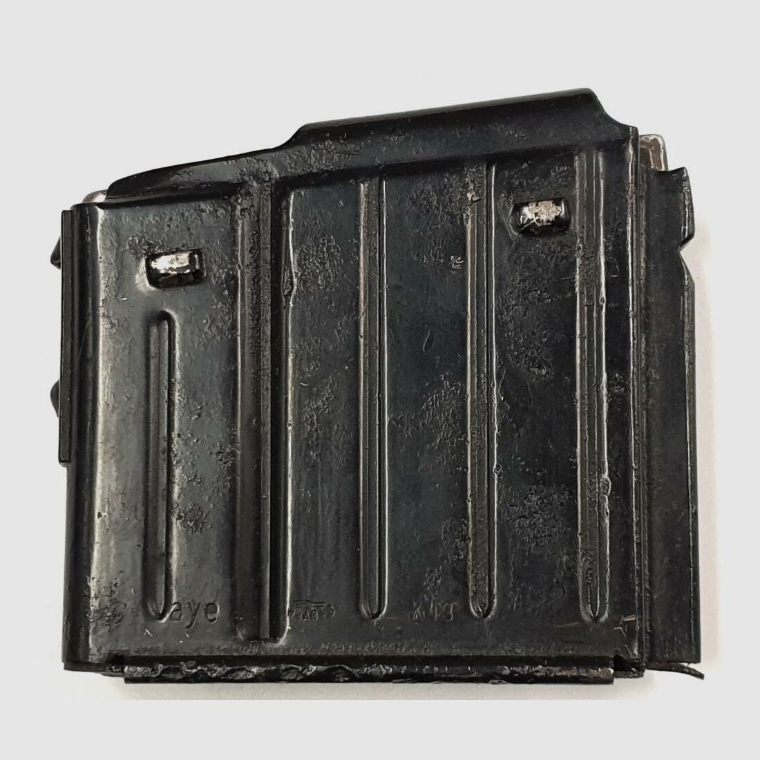 The Yale & Towne Mfg.& Co., Velbert/Rheinland, Heidestr.71 Seltenes Magazin für Gewehr 43 / Karabiner 43, G43 / K43 "awj"