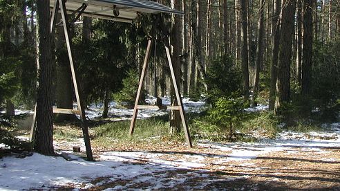 Wild versorgen leicht gemacht.......Überdachter Wildgalgen