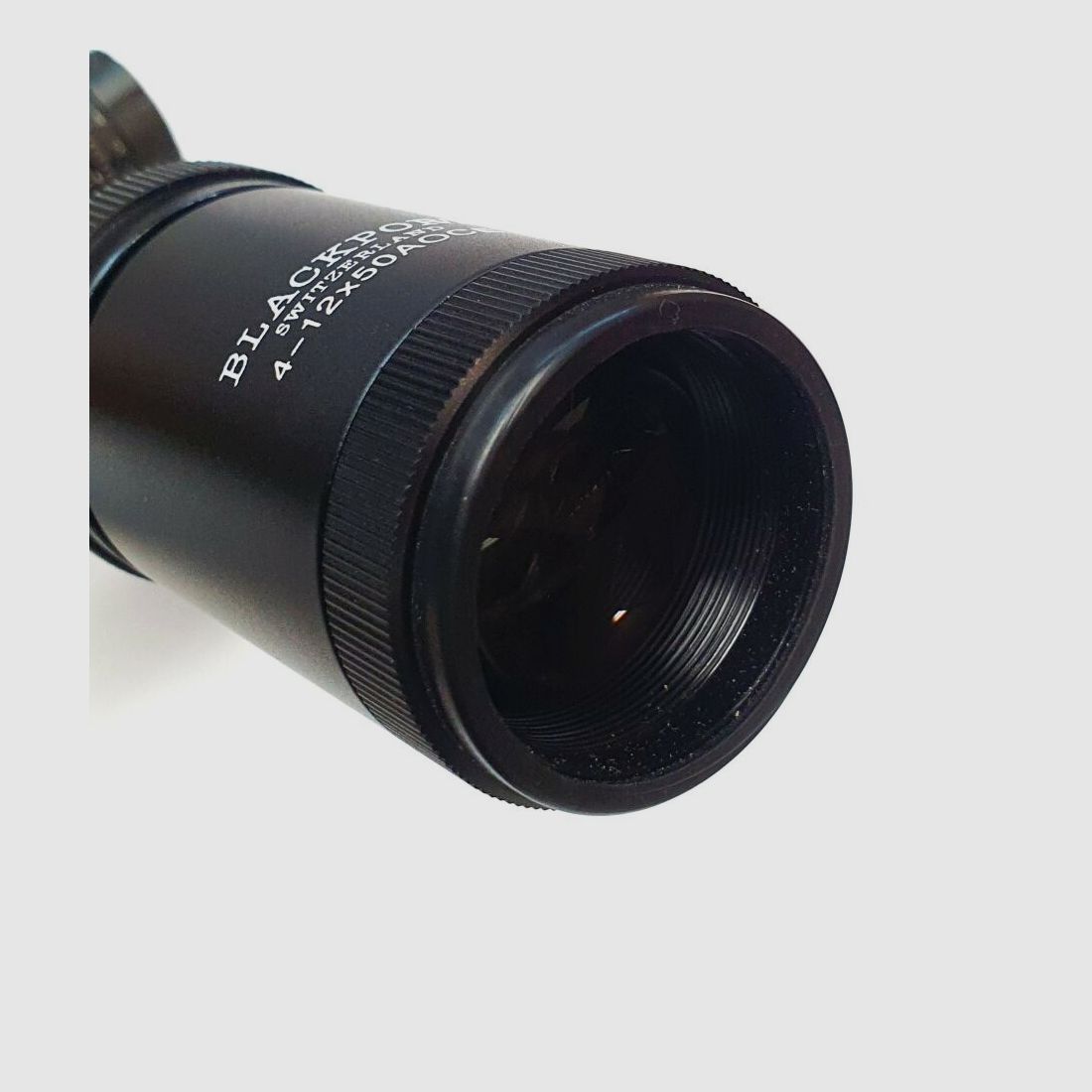 Onbekende richtkijker onbekende fabrikant, 4-12x50AOCE met inscriptie Blackport