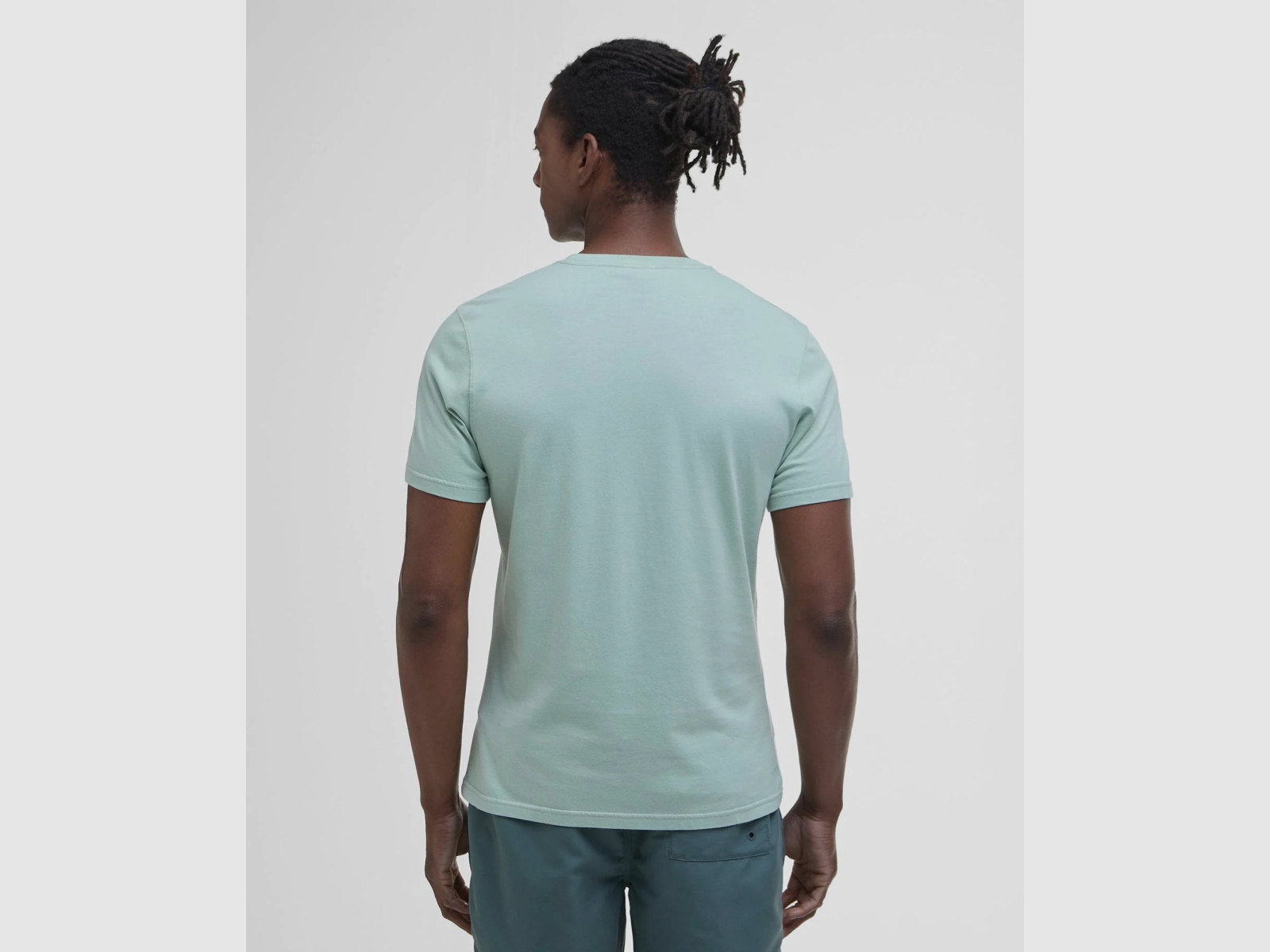 BARBOUR T-Shirt Cranmer Logo Pale Apple