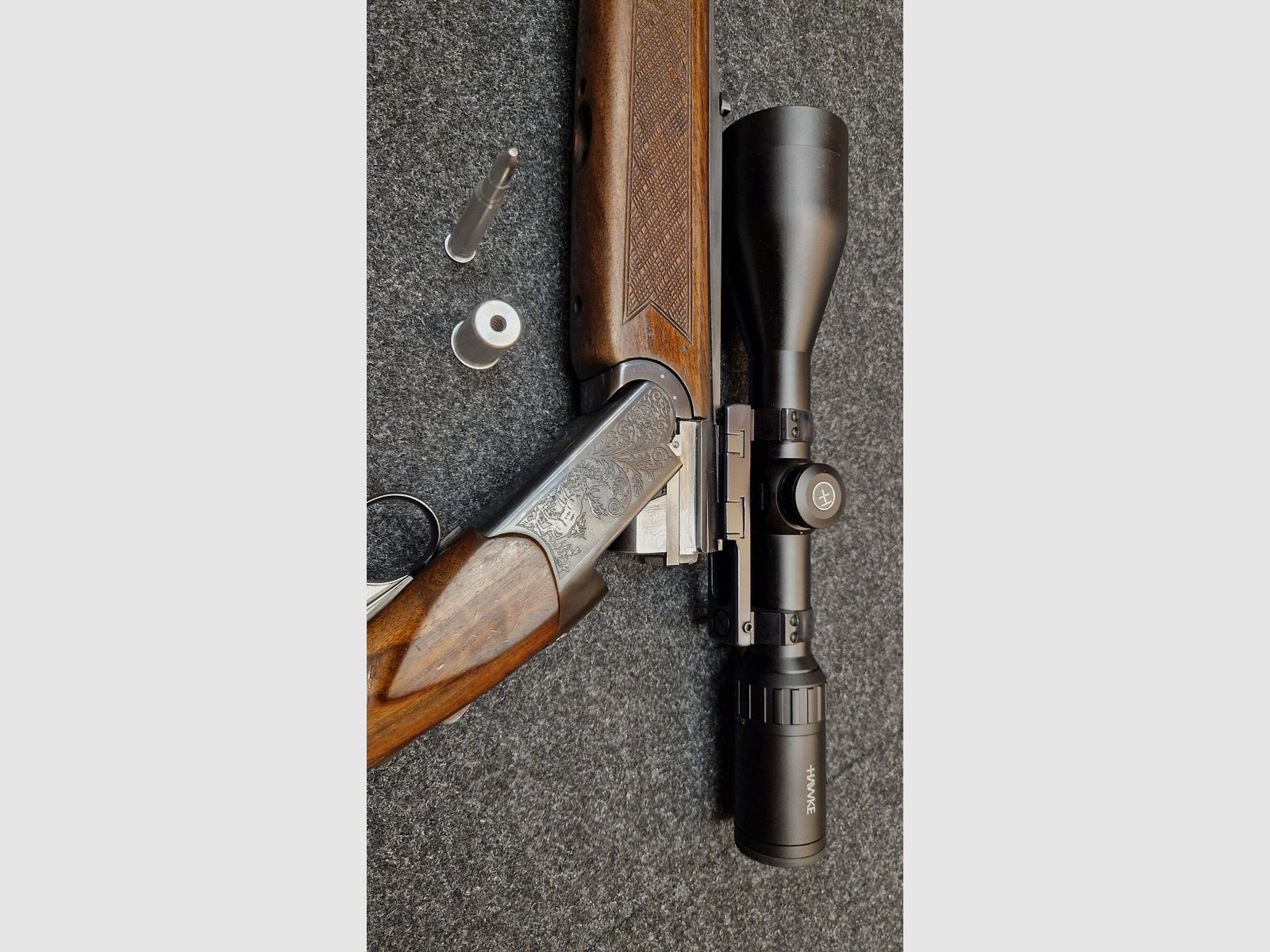 Bockbüchsflinte Brünner CZ 500 7x65R 12/70 Mod.502.3 (también conocida como ZH 500 o ZKW 500)