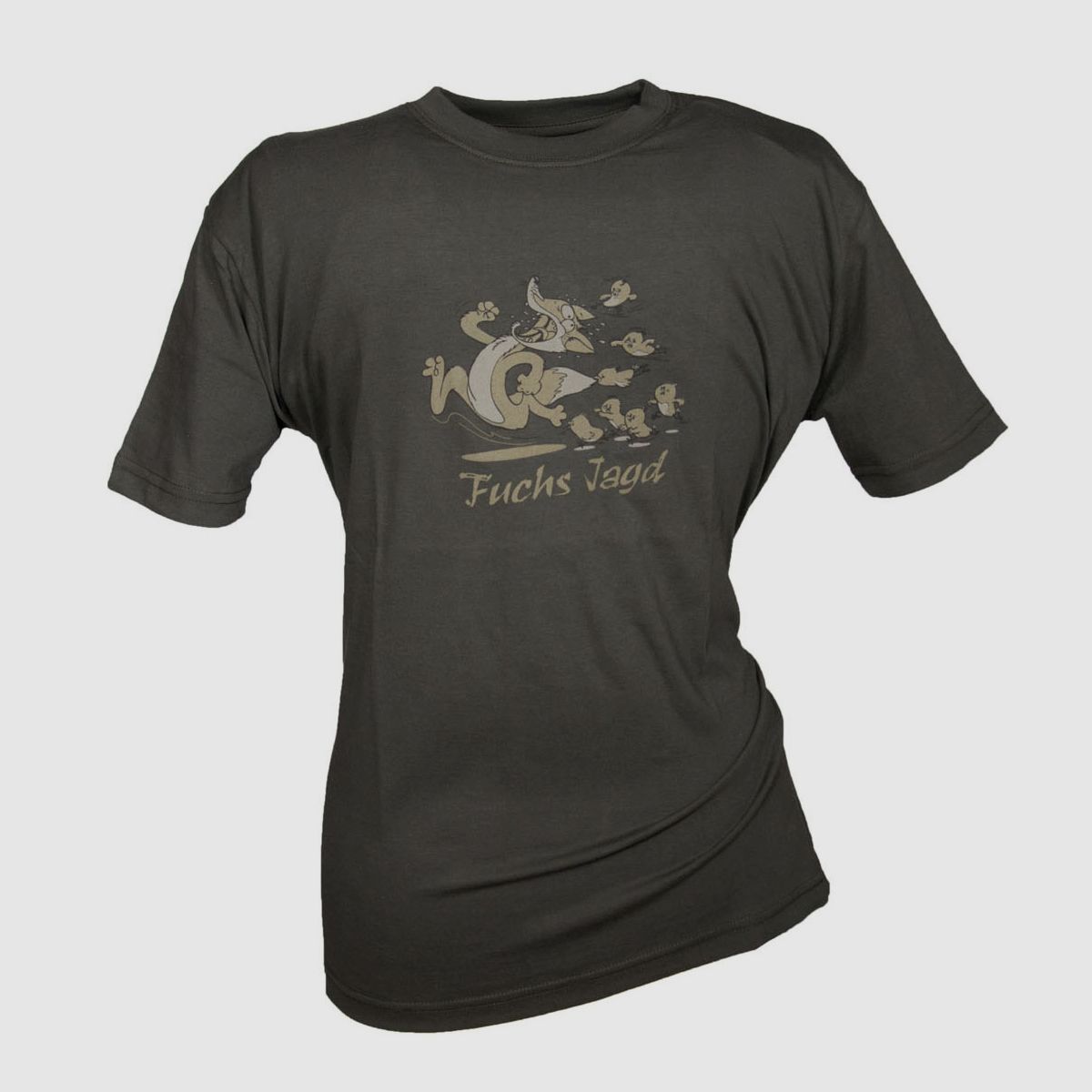 Hubertus T-Shirt Fuchsjagd oliv