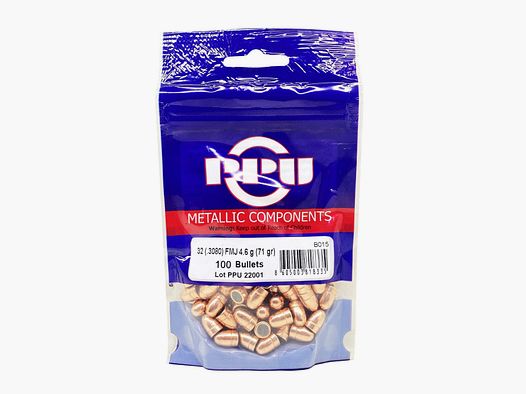 PPU Balles cal. 32 FMJ 71 gr