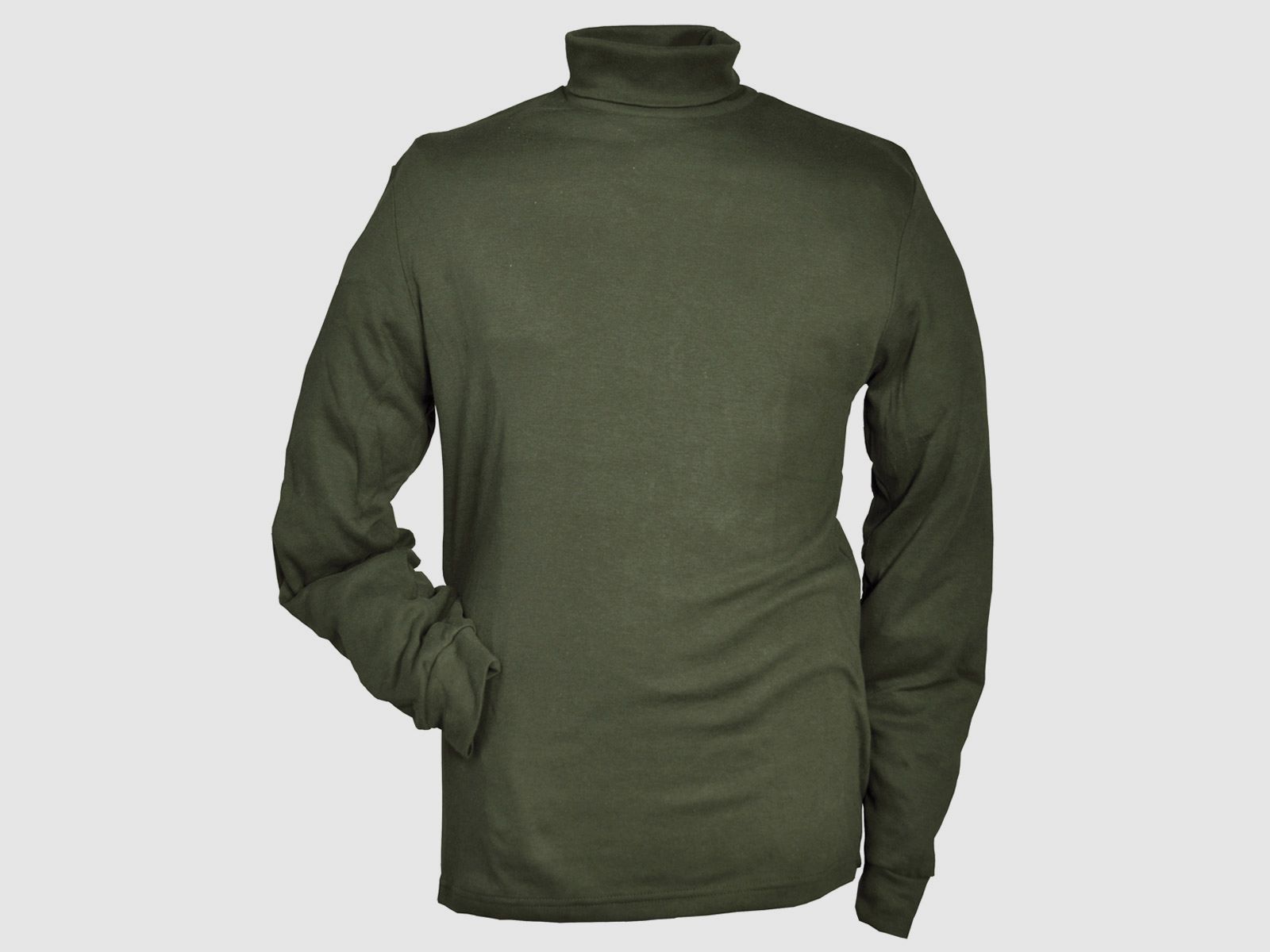 Hubertus Rollkragen-Shirt Oliv