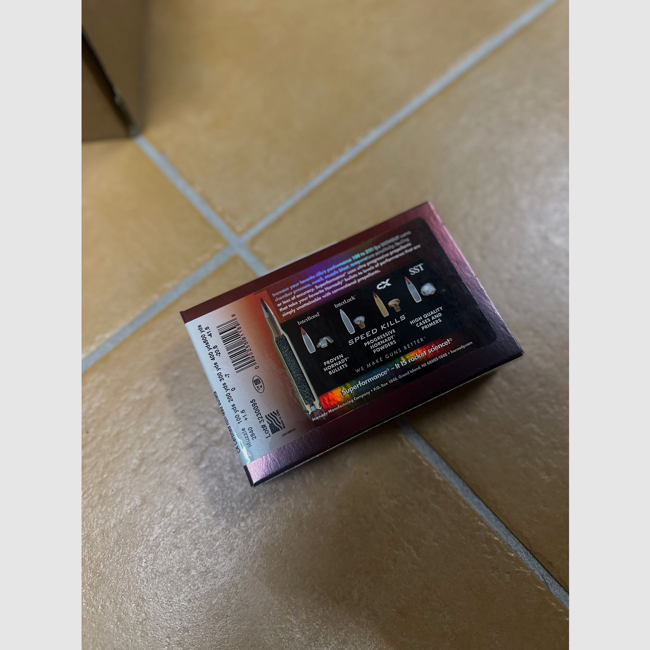 Hornady .30-06 Spr. Superformance® CX 10,7g/165grs. - 100 Schuss (5Packungen) 